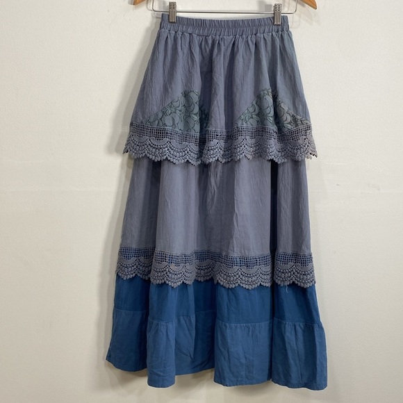 Tiered Boho Skirt Lace XS/S - Picture 4 of 8